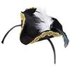 Bristol Novelty BH554 - Mini cappello da pirata su banda, da donna, taglia unica