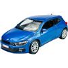 Generisch Welly Modello Auto Compatibile con Volkswagen Scirocco Coupé Blu 3° Generazione Tipo 13 Dal 2008 ca 1:24 1/24 Metallo Modello Auto Il Cast Nuovo In Scatola