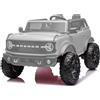 Mondial Toys Set 4 Ruote in Gomma EVA XL con Copriruota per Auto Elettrica per Bambini Nuova Ford Bronco 24V - Ruote Antiscivolo Silenziose, Maggiore Aderenza e Comfort di Guida