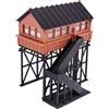 Outland Models Scala sopraelevata del contenitore di segnale della stazione ferroviaria di disposizione del treno/scala Z della torre