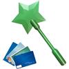 ZVD Bacchetta Stampata in 3D Tocca per Pagare,pagamenti, Tecnologia, Gadget tecnologici, Porta Carte di Pagamento Senza Contatto con Bacchetta Magic Stellare per Bambini e Adulti (Verde)