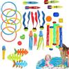 Generico Giochi di Immersione | Set Allenamento Sottomarino Multigiocatore | Giocattoli Colorati Impermeabili per Piscina Spiaggia