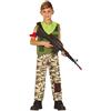 FIESTAS GUIRCA Costume personaggio skin soldato videogames bambino 10-12 anni
