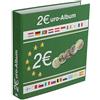 SAFE 8557 Album per Monete da 2 € - Raccoglitore Personalizzabile con 4 Anelli - Copertina Rigida - Compatibile con Fogli 8563 - 225 × 240 × 45 mm