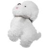 JOINPAYA Peluche per Cani Forma Barboncino Morbido e Resistente Interattivo per Animali Domestici Colore Bianco per Amanti Animali