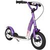BIKESTAR STAR SCOOTER Monopattino bambini 2 ruote da 5 anni | Scooter bambini 10 pollici con ruote grandi | Lilla & Bianco