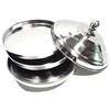 Enjoyer Dove Pan doppio strato trucchi magici illusioni palcoscenico mentalismo trucco magico oggetti appaiono oggetti scenici (argento)