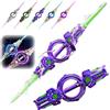 Bpoeee LED Light Up Sword, 7 Colour Changing LED Lights, Expandable Design with Motion-Sensitive Sound Effects, Auto-Eject Sheath, Realistic Handle, Ideal for Cosplay & Party Fun (Purple)