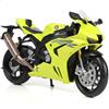 Risopen 1/12 1000R Moto Modello Giocattolo Mini Lega Metallo Diecast Moto Modello Giallo Giocattolo Collezione Regalo per Uomini Bambino Ragazzo