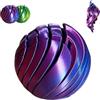 Generico 3D Printed Fidget Slime Ball Toy, Sensation Stress Decrease Gear Sphere Fidget Toy with Liquid Flow Effect, Twistable Desk Toys for Anxiety Relaxation Office Home Travel
