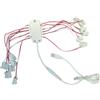 MotiveTech Alimentatore USB da 5 con 12 Porte per Plastici di Treni, Ferrovie in Miniatura, Diorami Architettonici, Parti di Ricambio per Modellismo Ferroviario con Un Cavo USB da 1 Metro