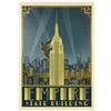 MyPuzzle.com MyPuzzle New York City: Empire State Building, Poster D'epoca - Premium 1000 Pezzi Puzzle - MyPuzzle Collezione speciale di Anderson Design Group