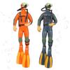 Hemobllo 2 Pezzi Figurine di Subacqueo Simulato in Pvc Decorazione Adorabile e Realistica per Ragazzo Ragazza e Ragazzo Ragazza per Arredamento e Gioco di Ruolo