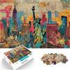 AITEXI Puzzle 1000 pezzi per adolescenti New York City Antistress Vacanza in patria Uccidere il tempo è ideale come regalo per tutta la famiglia 52x38cm