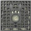 Feldherr AF030RE01 Vassoio in Schiuma da 30 mm Compatibile con Scatola da Gioco da Tavolo Compatibile con ribellione di Star Wars con 67 Slot