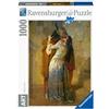 Ravensburger - Puzzle Hayez Il Bacio, 1000 Pezzi, Puzzle Arte per Adulti e Ragazzi, Quadri Famosi da Esporre, Idea Regalo per Lei o Lui, 70x50 cm