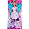 Simba 105733607 Steffi Love Bubble Fairy, bambola spogliatoio con ali e bolle di sapone, con soluzione per bolle di sapone e contenitore, bambola da gioco da 29 cm, dai 3 anni in su