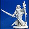 REAPER 1 x LYSETTE Elf - Reaper Bones Miniatura per Gioco di Ruolo Guerra - 77076