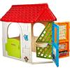 FEBER Utility Diadora Feber- Girohouse Teatro Include Una Porta Girevole con 6 Diverse Aree di Gioco per i Bambini dai 2 Anni, Multicolore, 800013221