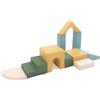 IGLU Soft Play Baby Gym 10 Elementi Arrampicata (Pastel Sea)
