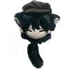 Zhongkaihua 10 CM Ranpo Edogawa Peluche Ciondolo Nakajima Atsushi Figura Cuscino Cuscino Cuscino Imbottito PP Cotone Portachiavi Borsa Auto Decorazione Della Casa Ciondolo per i Fan