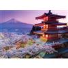 LIthyc Monte Fuji e Torre - Puzzle in legno da 5000 pezzi - Gioco di sfida puzzle Decorazione da parete per la casa