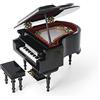 Odoria 1/12 Scala Bambole Casa Pianoforte Strumento Musicale Miniatura Casa delle Bambole Accessori