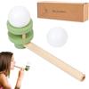 Genérico Gioco di palla da bilanciamento: asta di soffiaggio 15x5 cm, giocattolo galleggiante in schiuma di legno, attività educativa intellettuale con sfida divertente | Gioco di festa per bambini
