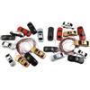 EpheyFIF Modellino di auto con illuminazione a LED, set da 20 pezzi, progettato specificamente per layout ferroviario in scala 1 87