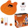 Generico Canestro da Basket da Bagno, Giocattolo da Basket per Vasca da Bagno - Set da Gioco di Basket,Giocattolo Sportivo interattivo da Bagno, con canestro da Basket al Coperto per Bambini e ADU