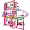 Barbie Casa dei Sogni per Bambole con 8 Stanze, Garage, Scivolo, Piscina, Ascensore e Accessori, per Bambini 3 + Anni, FHY73