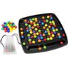 LYEAA Scacchiera Intellettuale Doppio Duello 48/80/120/168/241 Pezzi Giochi di Festa con Palla Arcobaleno Gioco di Eliminazione della Palla Arcobaleno Gioco da Tavolo di Scacchi Educativo pe