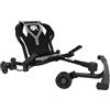 EzyRoller Drifter X veicolo per bambini da 4 a 14 anni triciclo trike scooter a tre ruote veicolo divertente a tre ruote (negro)