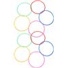 GOOHOCHY Gioco di Anelli in Plastica per Bambini e Adulti, Sviluppo Abilità Motorie e Coordinazione, per Festa Scuola Decor e Giochi all Aperto in Famiglia Colore Casuale