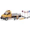 Bruder 2537 Mercedes Benz Sprinter comunale, con Autista e Accessori