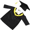 SOIMISS Toga di Laurea 100 CM Abito e Cappello per Ragazzo Ragazza in Età Prescolare per Cerimonie di Diploma all'Asilo