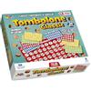 PRESTIGE & DELUXE Tombola Classic 24 cartelle - Gioco tradizionale da tavolo per tutta la famiglia con tabellone, numeri in legno e 24 cartelle con finestrelle + portachiave fischietto