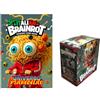 PRESTIGE & DELUXE Album Skifidol Italian Brainrot mix Psichedelico - Trading Card Game - Gioco di carte collezionabile + box scatola 24 bustine card + portachiave fischietto