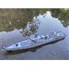 SOWOFA Grande 055 missilistico modello di nave da guerra telecomandata modello 60CM scafo ultra lungo 2.4G doppia elica azionato modello di nave leggera telecomandata