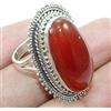 Kanika Jewelry Trove Red Onyx Cabochon 925 Sterling Silver Cocktail Ring Jewelry, Anelli d'argento per regalo donna