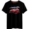 Magmatic - Maglietta C63 AMG Auto Sportiva per Uomo Unisex Bambino, Collezione Modern Car T Shirt Nera Premium 100% Cotone, Regalo Auto Sportiva, appassionato di Automobili, Fan di Auto