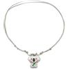 Generic Collana cordino cerato con koala e eucalipto