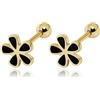 Meissa Piercing Orecchio a vite Orecchini donna argento 925 carini Orecchini Screw-back ipoallergenici Gioielli Donna (C-G)