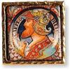 Chapeau Atelier Anello Artigianale con Mattonella in Ceramica di Caltagirone