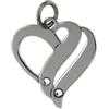 Moun Jewels Cuore onda e zirconi