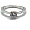 Empress Jewelry Anello da Donna in Argento 925 con 5mm Cubic Zirconia R001802