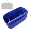Divitize Premium Organizer compatibile con Keepall 25/35/45/50/55/60/City - in Feltro Morbido, Base Rinforzata, Rivestimento Totale, 24+ Colori (Azure Blue, Keepall 60)