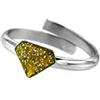 Moun Jewels Anello diamante con smalto colorato e glitter