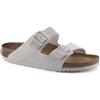 Birkenstock 1024516 Arizona SFB antique white, Suede Leather PIANELLE Uomo, White EU 36