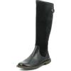 Kickers Kick Titanium, Stivali ad Altezza Ginocchio Donna, Nero, 36 EU